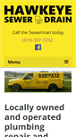 Mobile Screenshot of hawkeyesewer.com